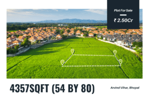 4357SQFT  Plot For Sale in Arvind Vihar Bagmugaliya Bhopal at 24000000.00